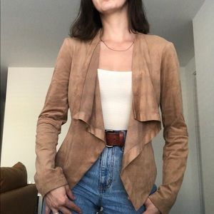 NWOT vegan suede brown jacket - Katherine Barclay